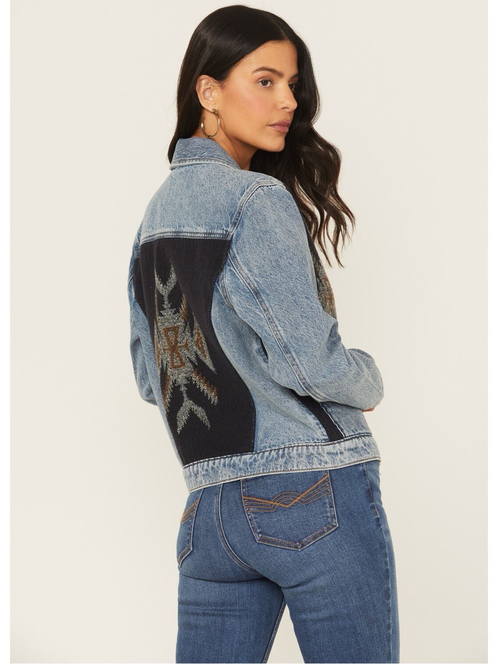 Idyllwind by Miranda Lambert Women’s Mallard Denim and Blanket Mixed Jacket - Picture 2 of 8